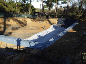 Travaux de terrassement à Saint Pée sur Nivelle