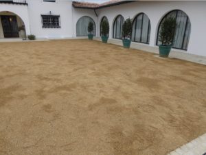 Terrassement pour une villa à Arcangues