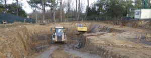 Terrassement et restructuration d'espaces